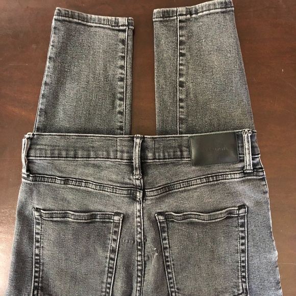 EVERLANE Jeans Size 28 The High Rise Ankle Button Fly Western - Picture 10 of 12